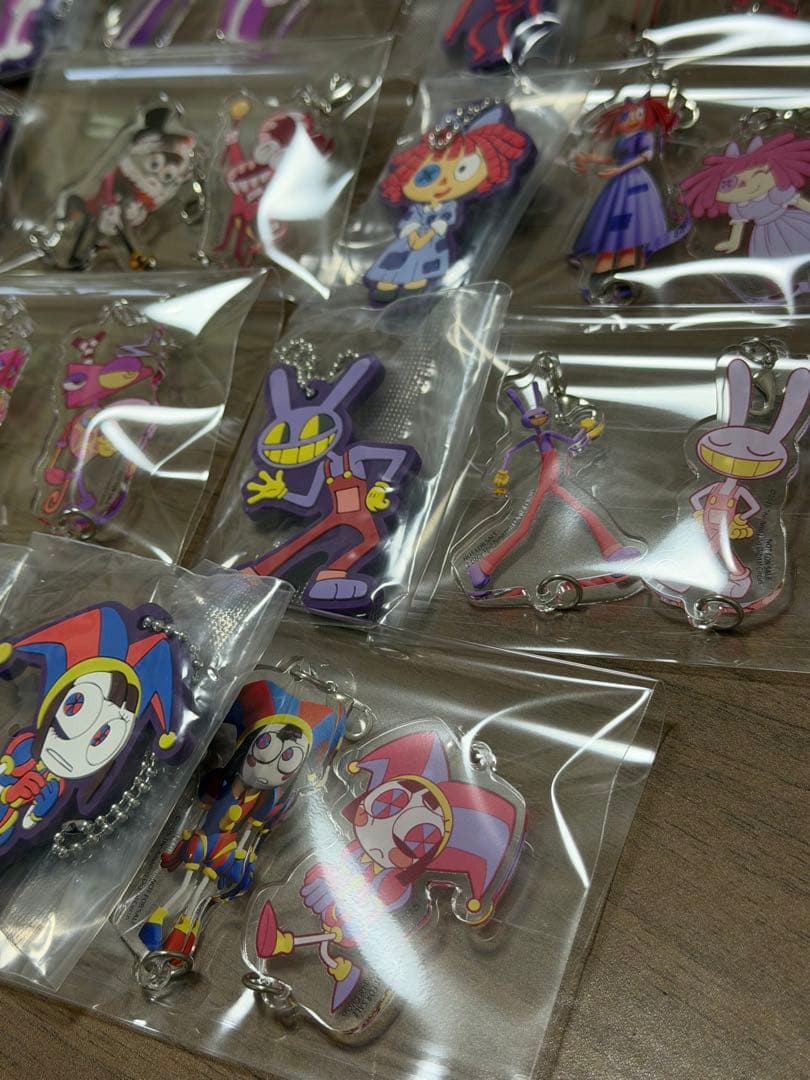 アメデジ　カプセルラバーマスコット　連結アクリルチャーム　コンプリートセット