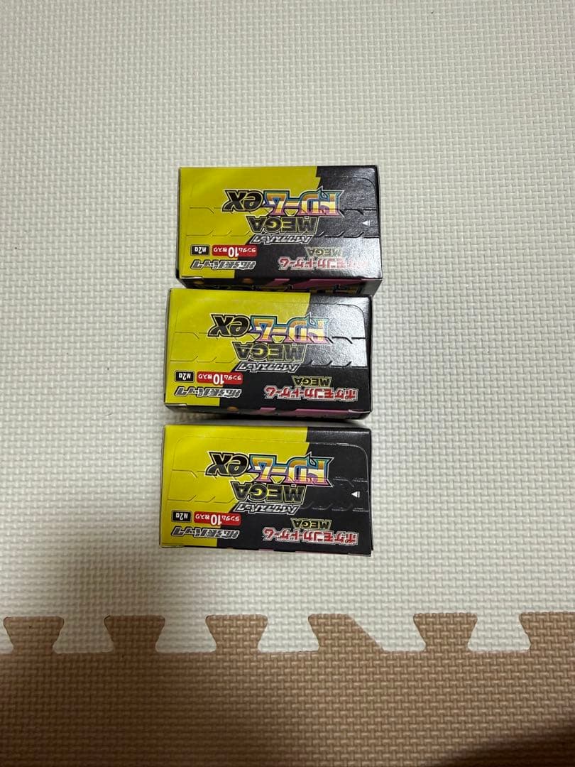 ポケモンカードゲーム MEGAドリームex box シュリンクなし、ぺりぺりあり