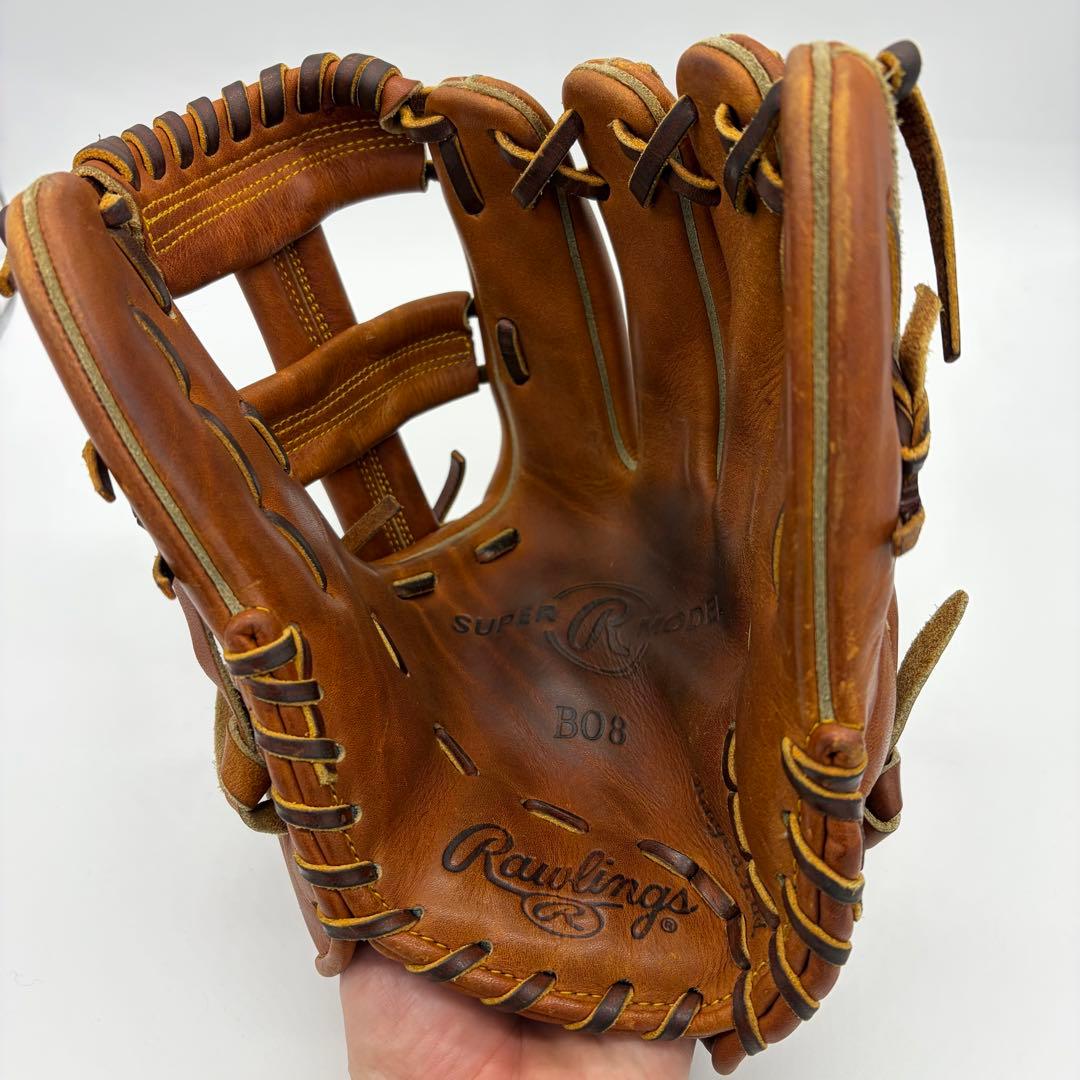 ローリングス　スーパーモデル　BO8 軟式グローブ　革　ファストバック