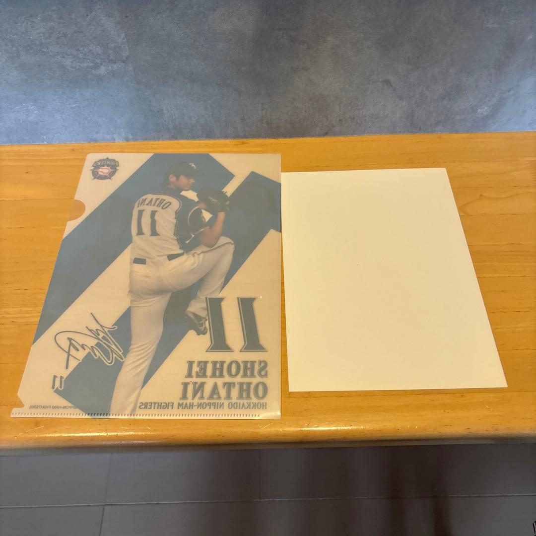 大谷翔平 クリアファイル 記念証明書付き