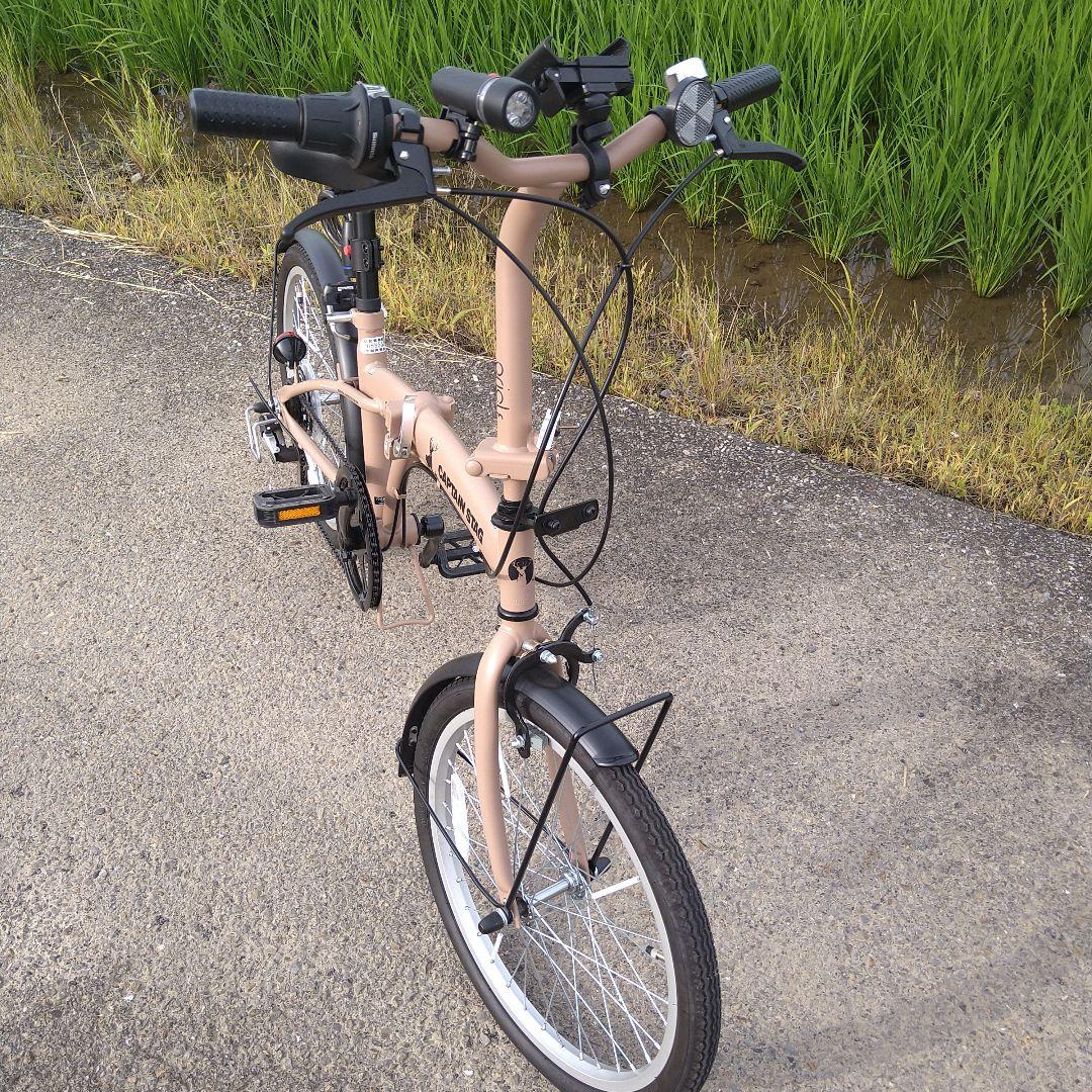 CAPTAIN STAG折り畳み自転車　20インチ　6段ギア　キャプテンスタッグ