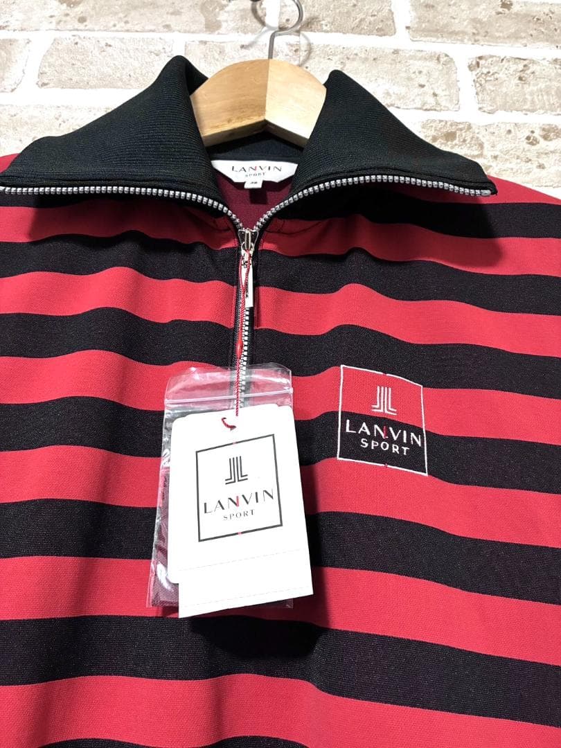 【早い者勝ち✨】新品 ランバンスポール レディース 半袖ジップアウター 38