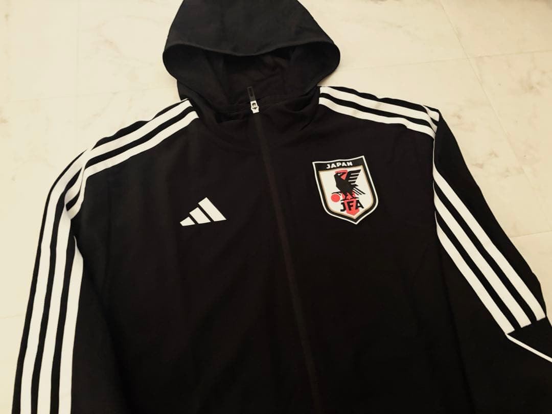 ダ*ズ様 【JFA支給】adidas 日本代表 ウィンドブレーカー 黒　XLサイ