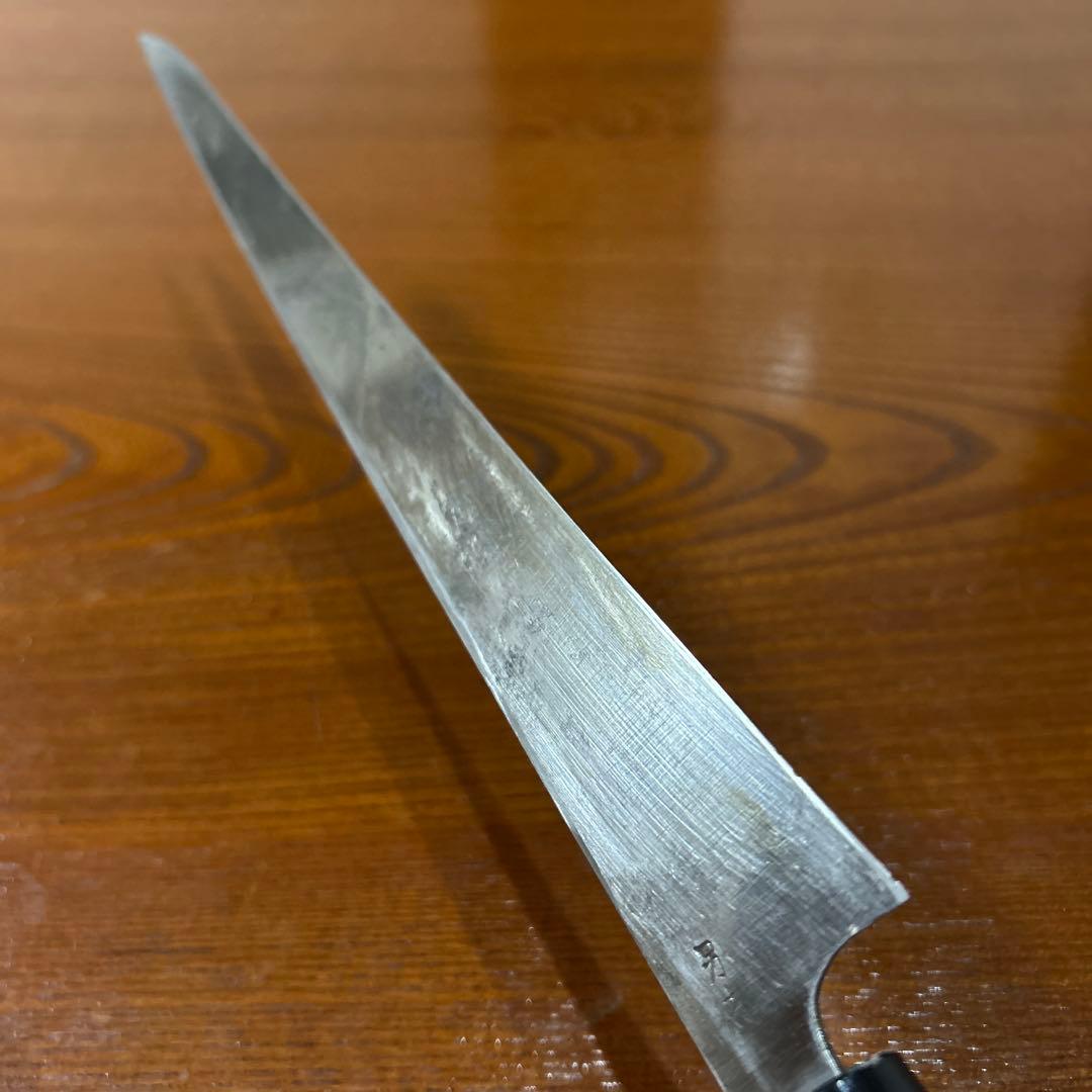 刺身包丁 行秀作 別打 サイズ 全長39,5cm刃26cm厚約4mm★送料無料