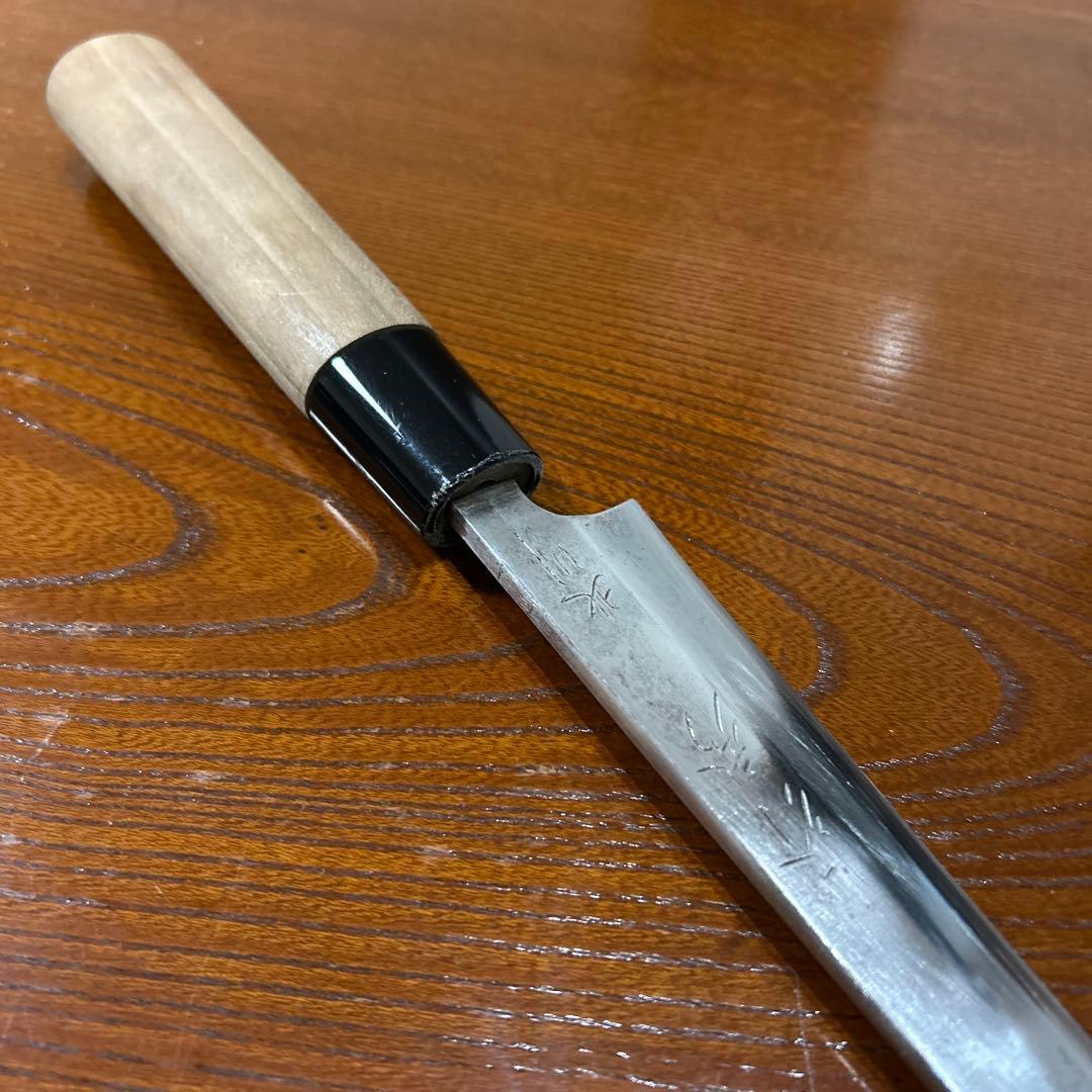 刺身包丁 行秀作 別打 サイズ 全長39,5cm刃26cm厚約4mm★送料無料