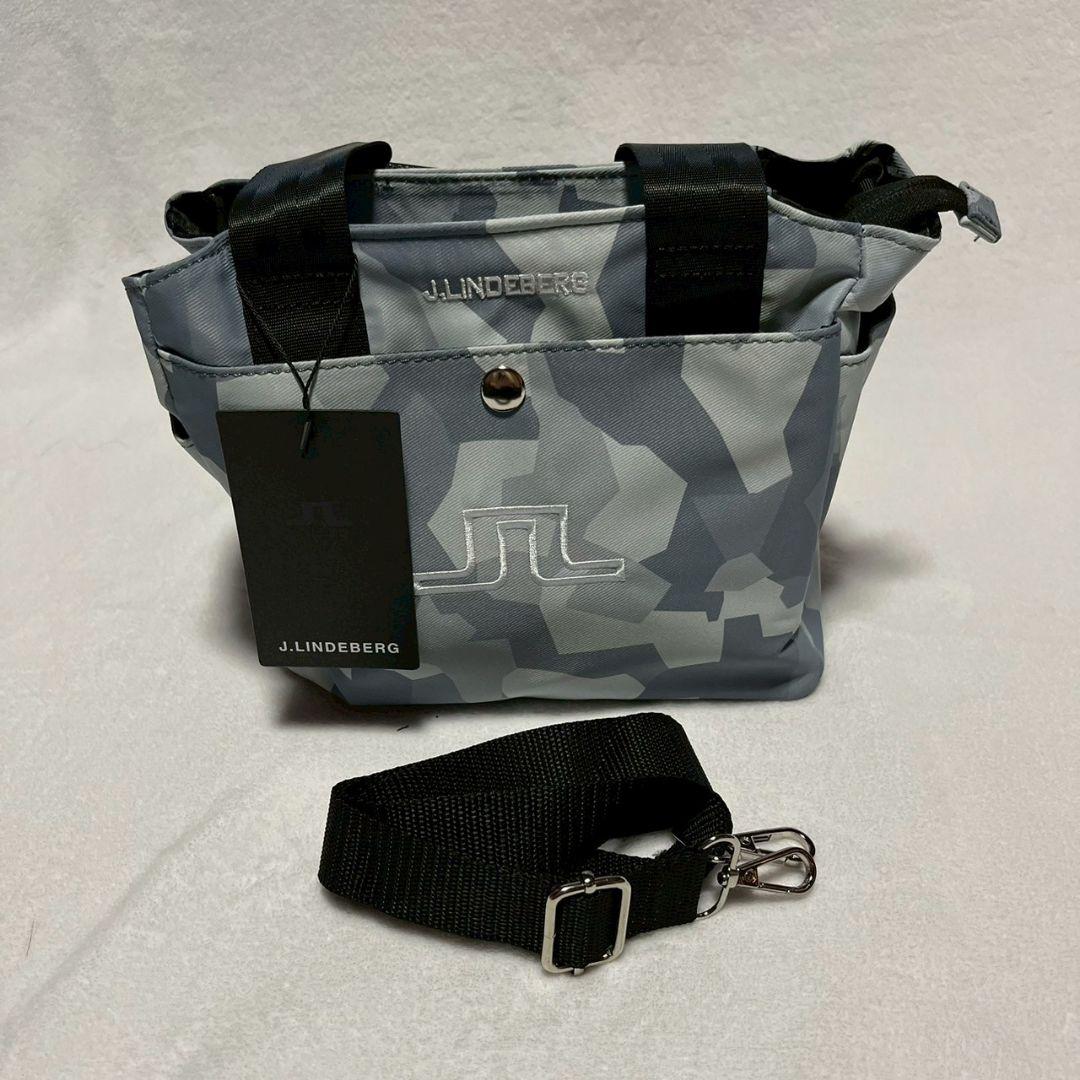 新品　J.LINDEBERG ゴルフ　カートバッグ　ラウンドバッグ　ライトグレー