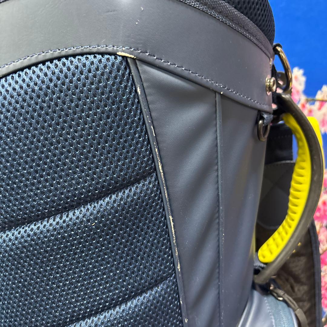 寶BV-1143 adidas アディダス キャディバッグ スタンド式 ネイビー