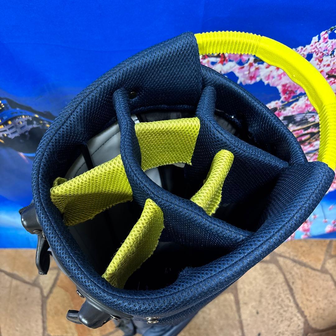 寶BV-1143 adidas アディダス キャディバッグ スタンド式 ネイビー