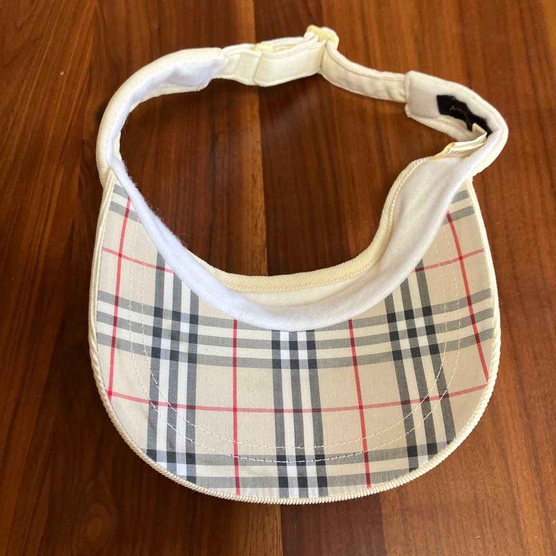 Burberry バイザー チェック柄　バーバリーゴルフ