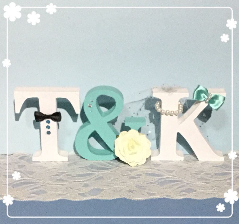 りんだ様確認用♡ウエディングバージョン・イニシャルオブジェ