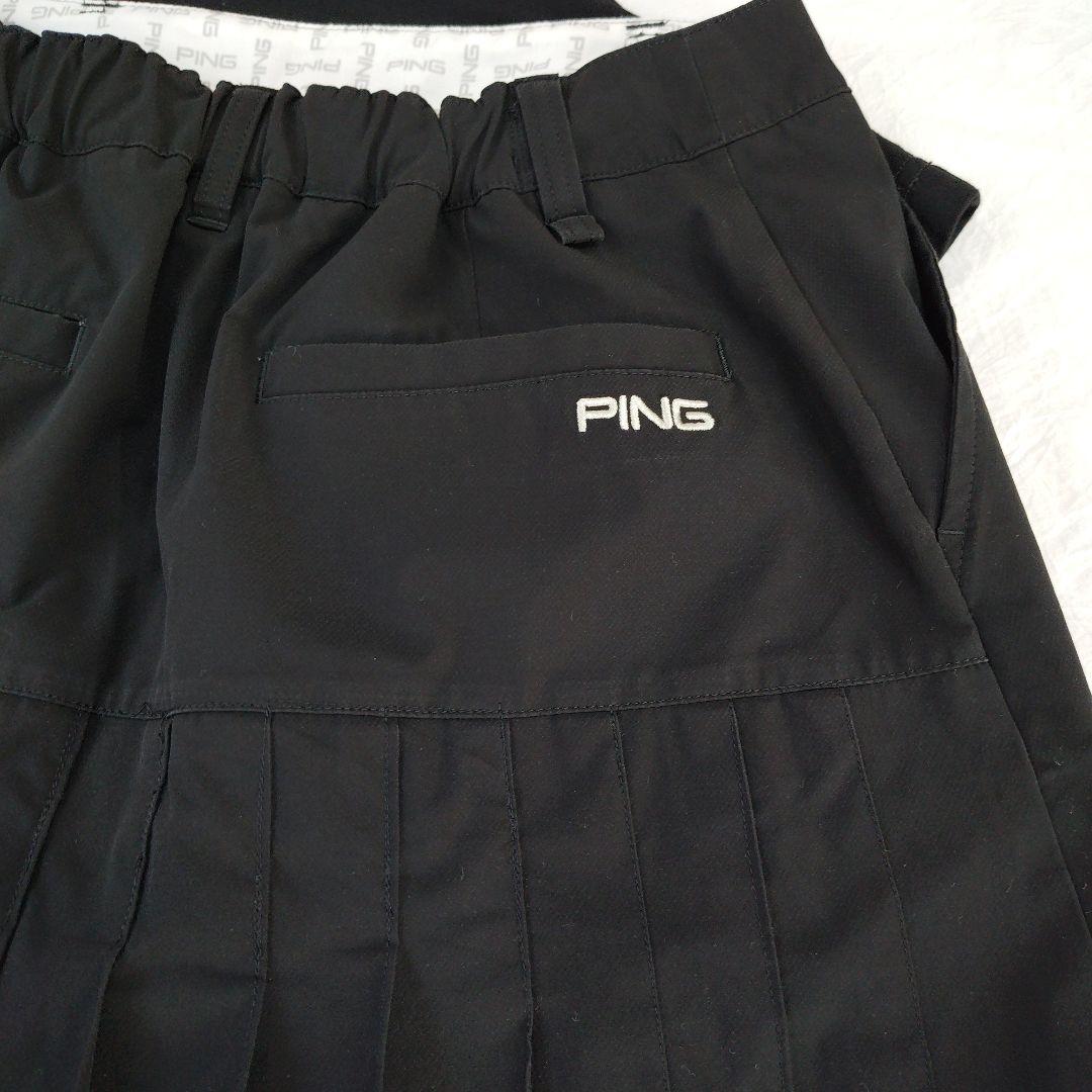 PING レディースゴルフウェア L ゆったり セット売り 黒 モノトーンコーデ