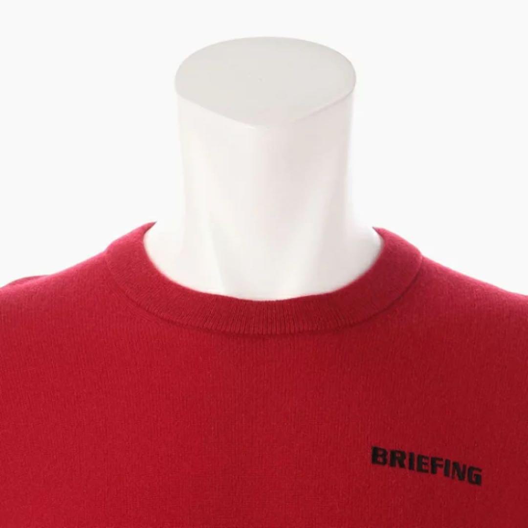 【新品】【限定品】BRIEFING カシミアCREW NECK KNIT