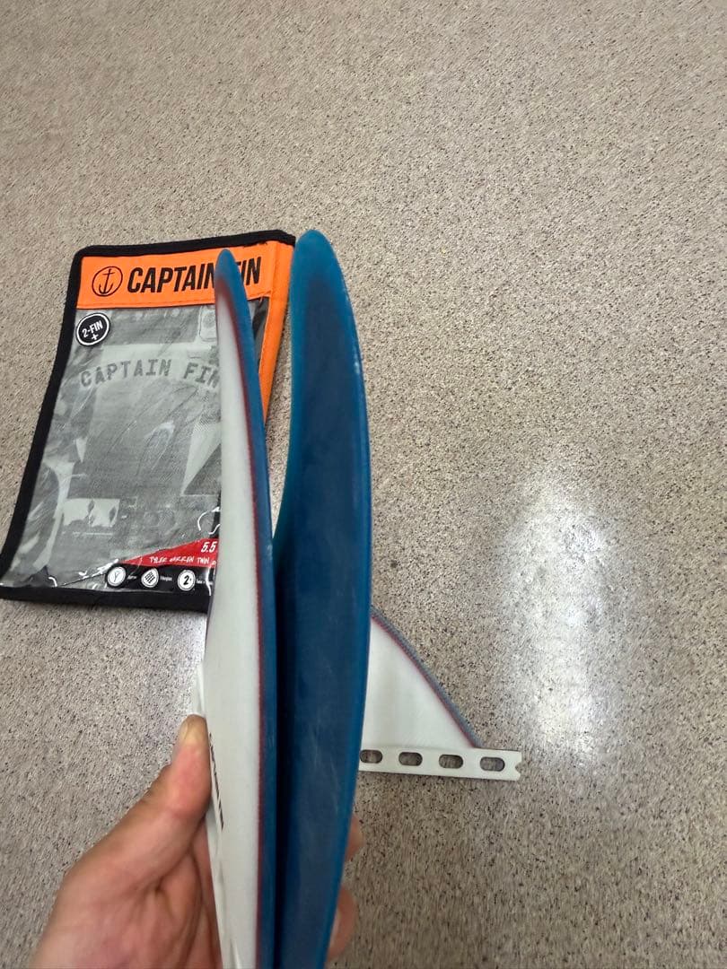 サーフィン・ボディボード TYLER WARREN twin CAPTAIN FIN