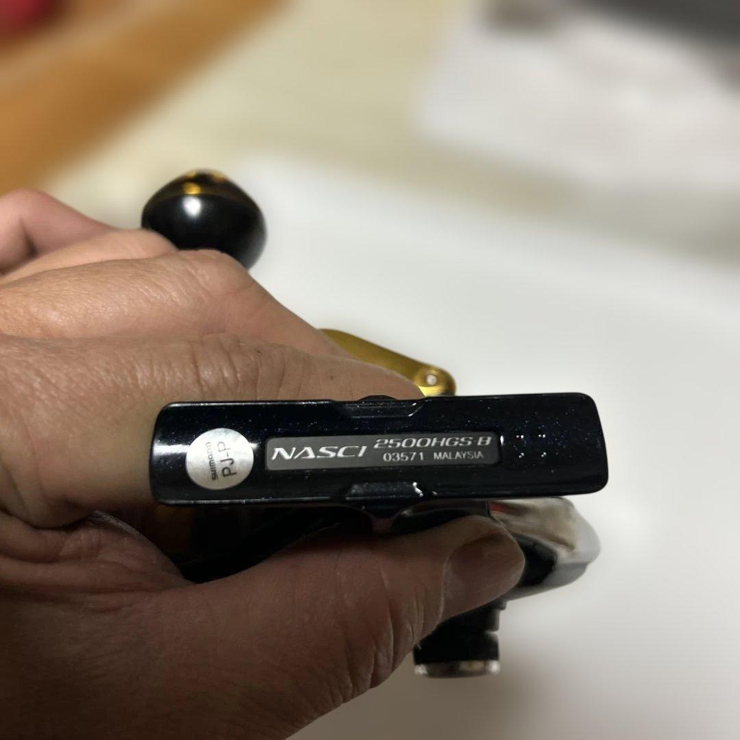シマノのスピニングリール「16 ナスキー 2500HGS」です。﻿中古品