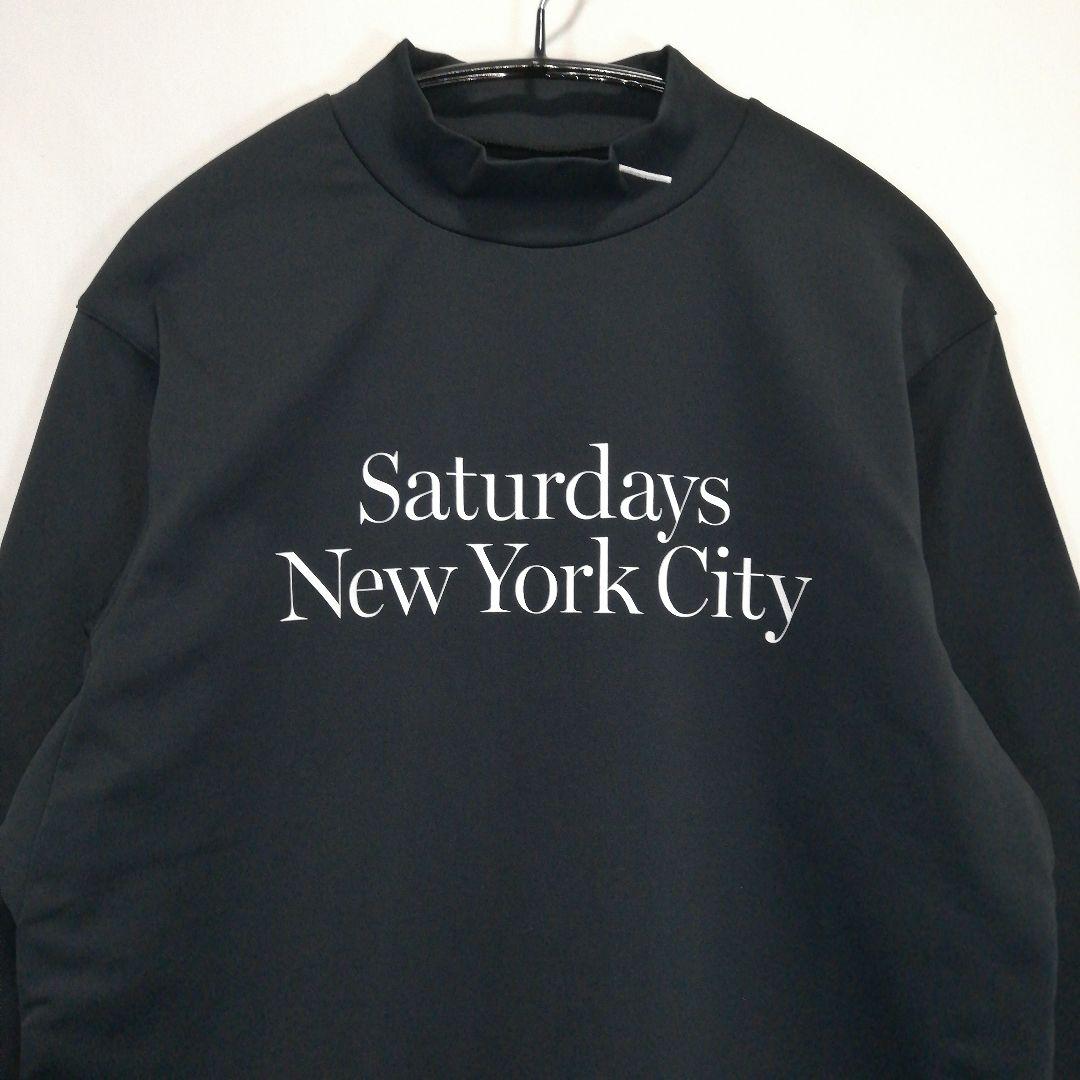 Saturdays NYC モックネックシャツ ゴルフ 長袖シャツ サタデーズ