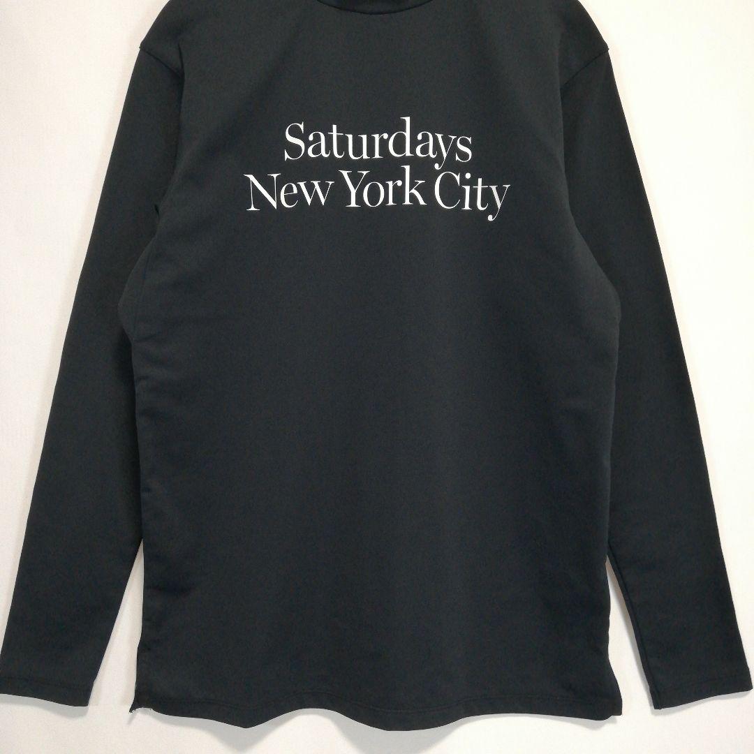 Saturdays NYC モックネックシャツ ゴルフ 長袖シャツ サタデーズ