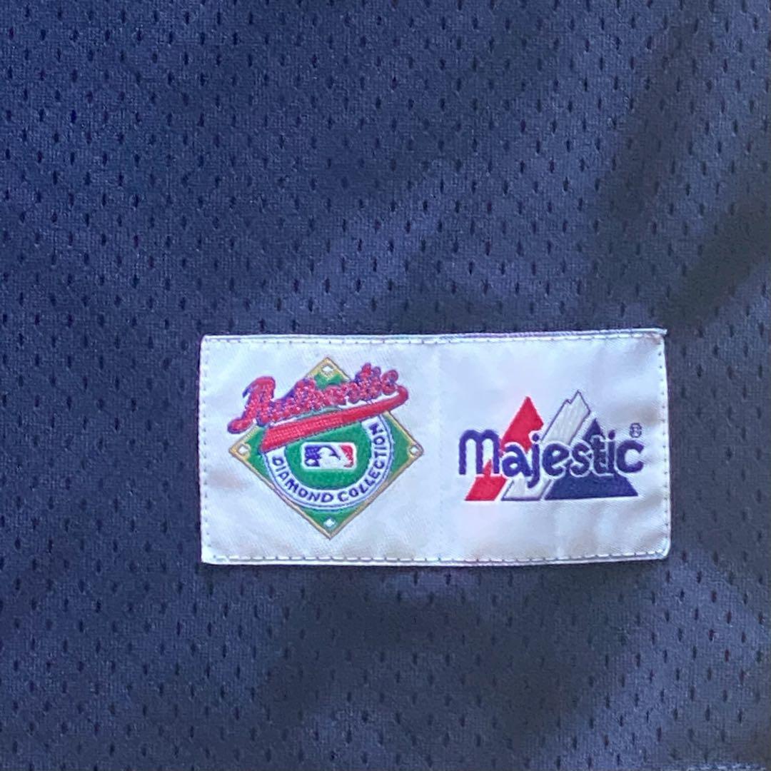 Majestic製　MLB シアトルマリナーズ　ベースボールシャツ　Lサイズ