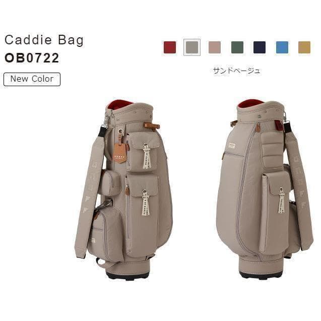新品 ONOFF オノフ レディース キャディバッグ OB0722 ベージュ