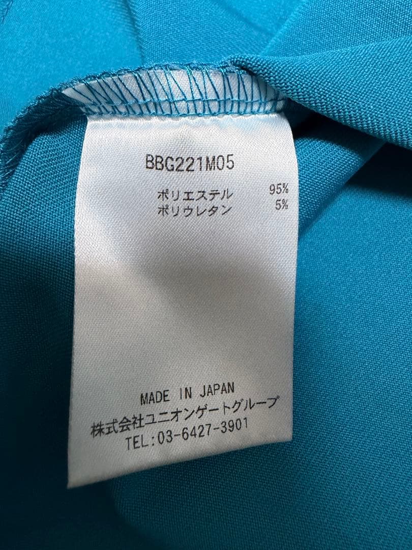 【美品】ブリーフィング　ブルー　モックTシャツ　M