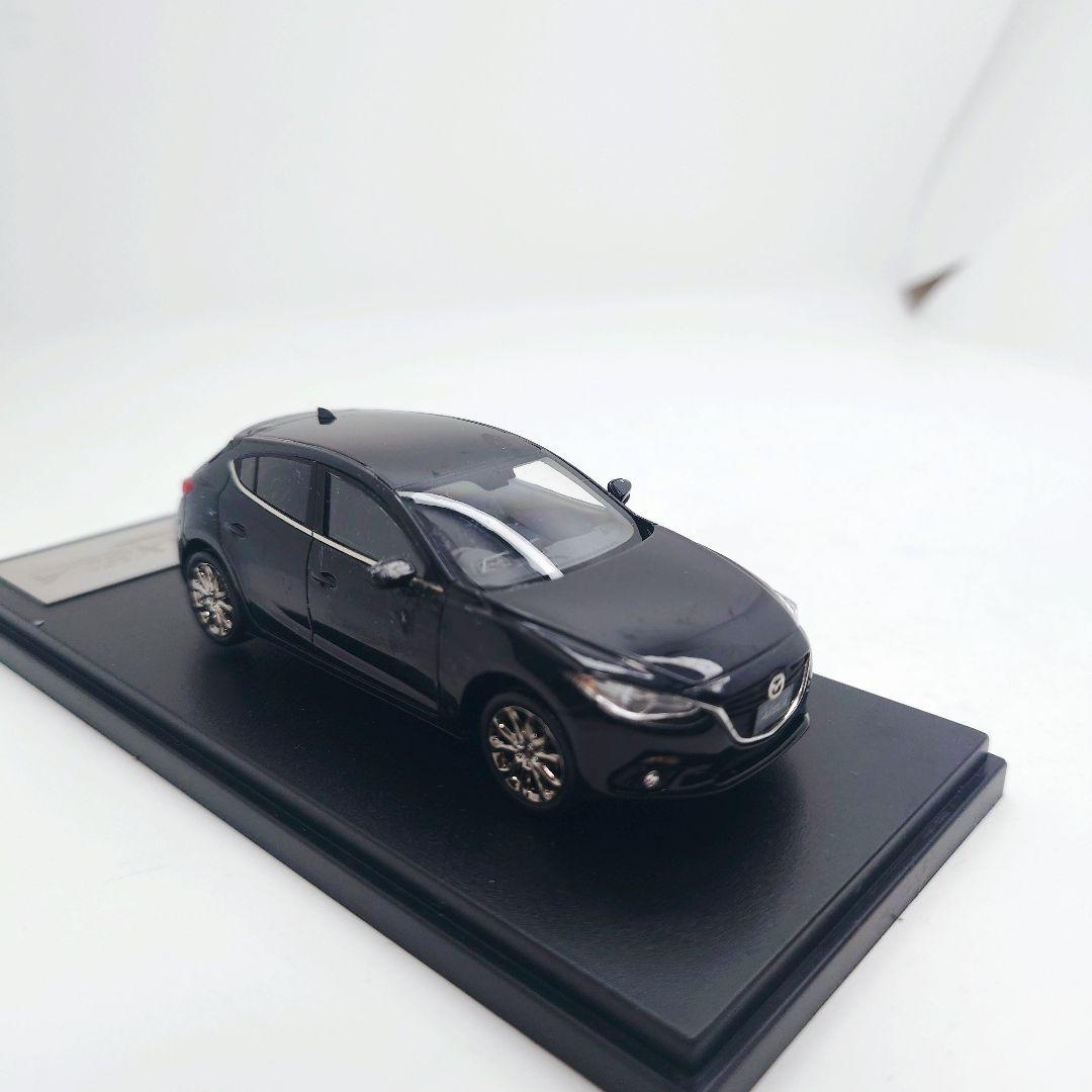 1/43　マツダ アクセラ ハッチバック　AXELA ブラック ミニカー