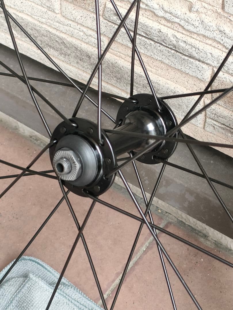 走行50km ★玉当たり調整済み★ ミニベロ 451 ホイール リム30mm美品