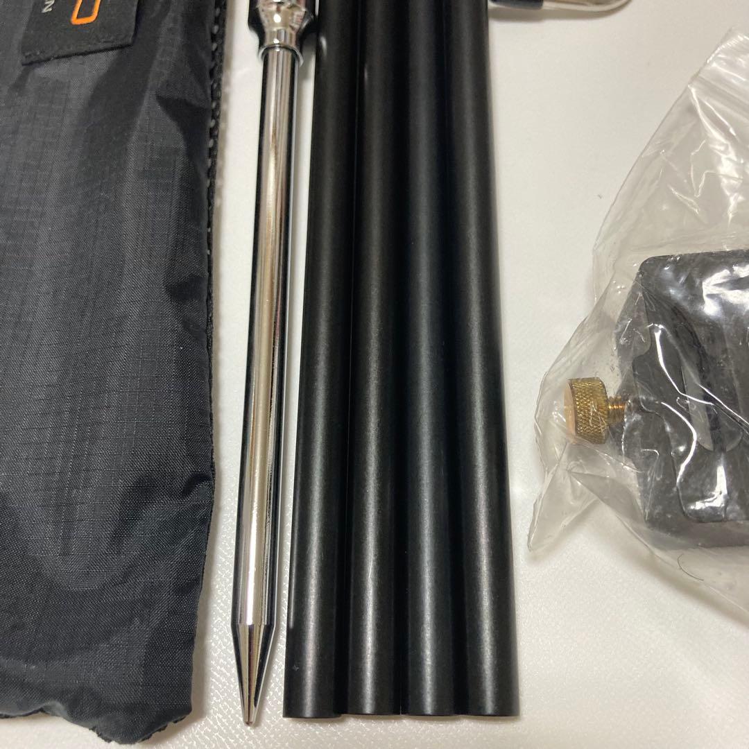 （新品未使用）EDGE STAND エッジスタンド 追加ポール ペグ 黒 セット