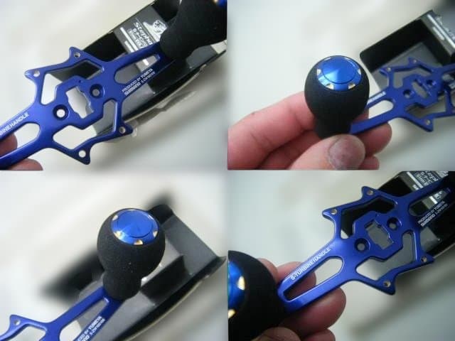 即決！◆シマノ 夢屋 ステファーノ S-タービンハンドル 51mm EVA◆右