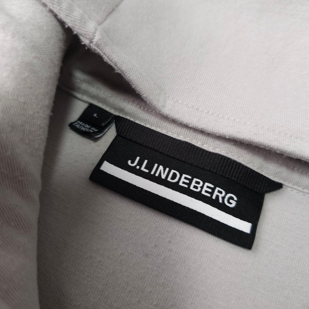 ジェイリンドバーグ ダンボールニット 長袖ゴルフジップブルゾンジャケット L