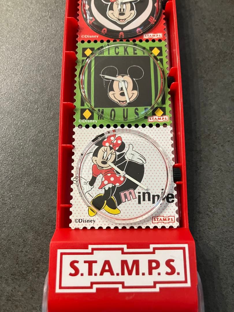 ディズニーストア S.T.A.M.P.S. スタンプス　時計　ミッキー ミニー