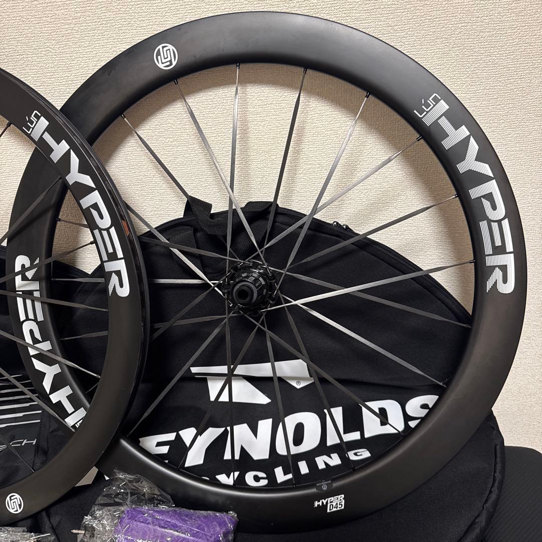 フジチカドウシル施工済 lun hyper 3.0 D45 カーボンホイール