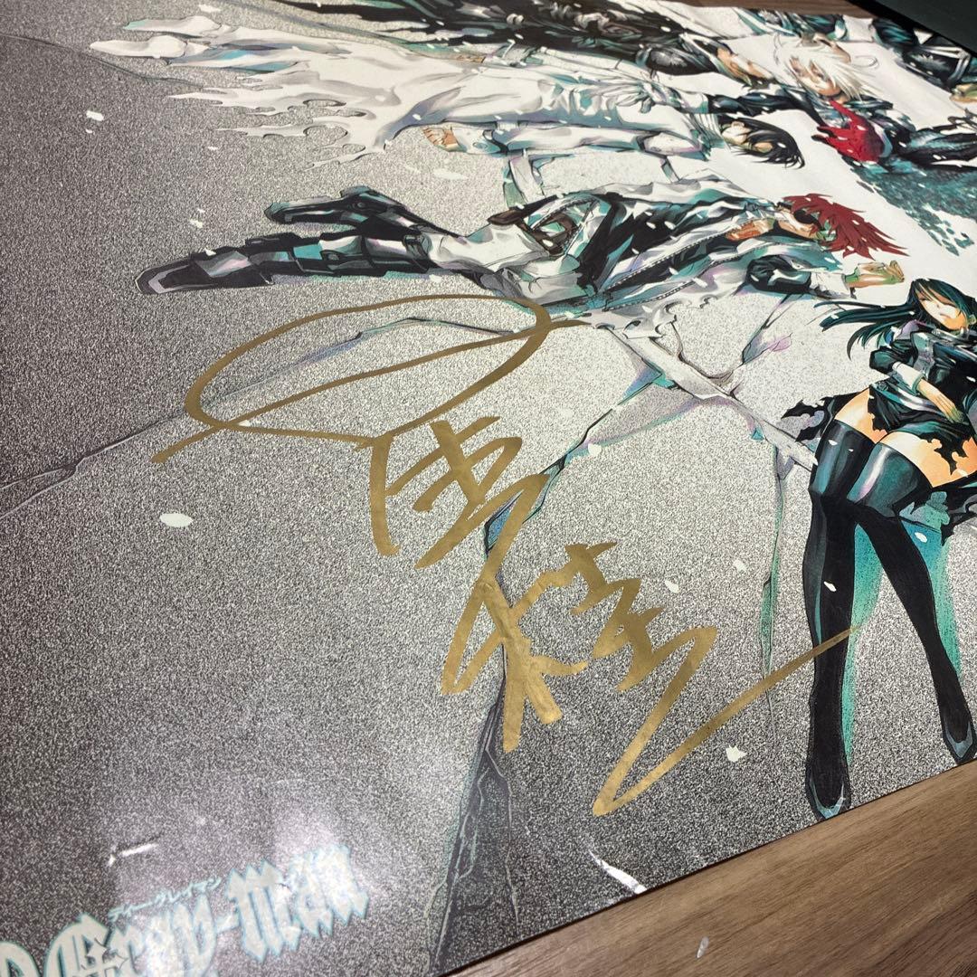 D.Gray-man ディーグレイマン　ポスター&カード　星野桂さん直筆サイン