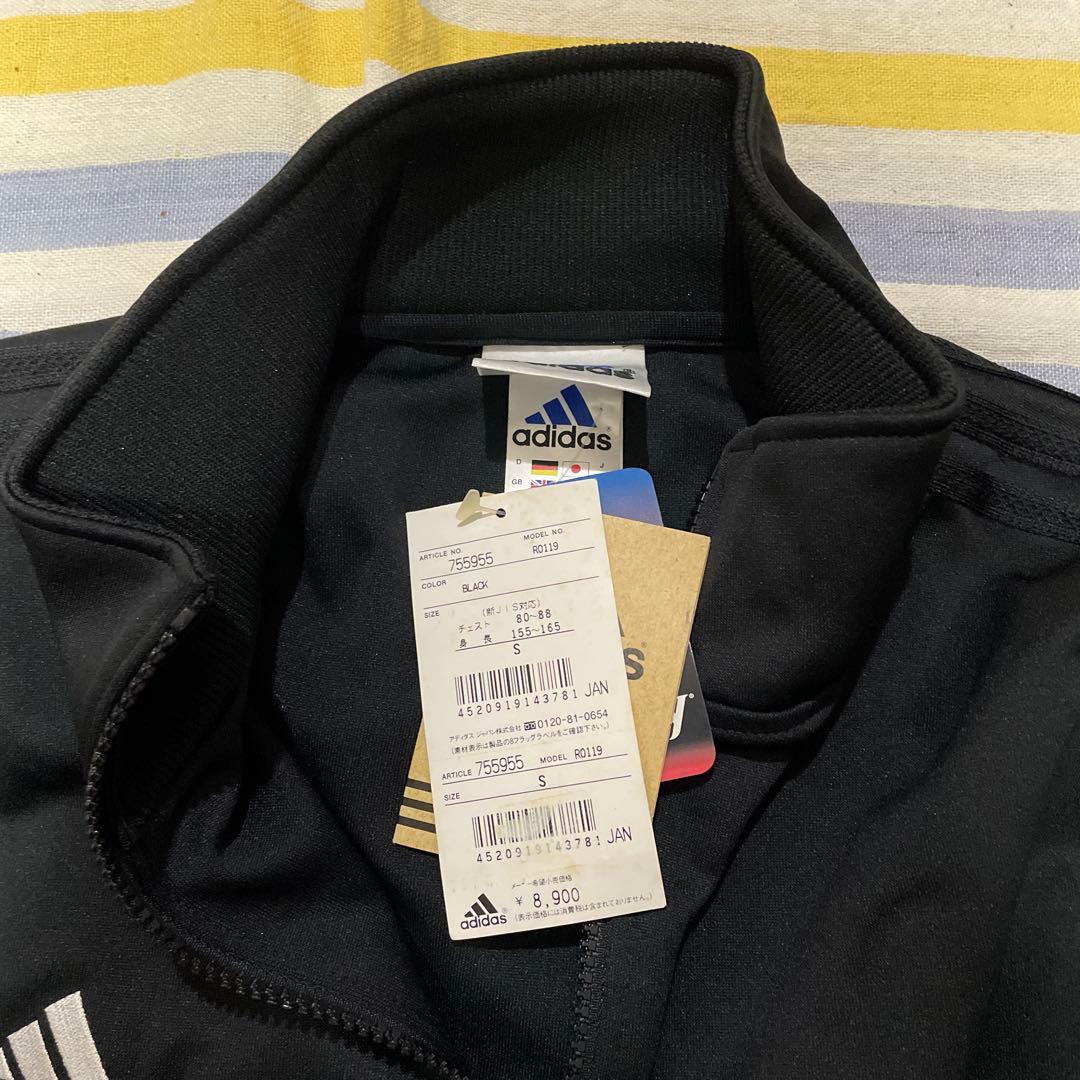 adidas ブラック ジャケット S 新品タグ付き
