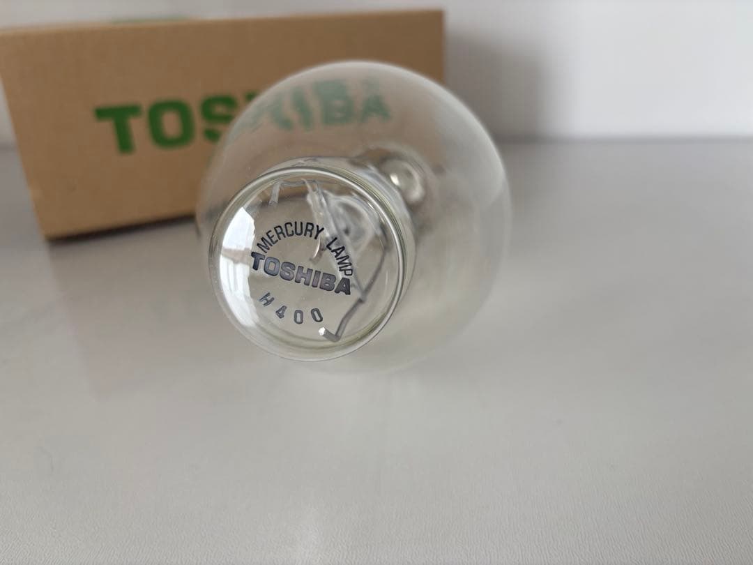 東芝　透明水銀灯　H400 (未使用品)