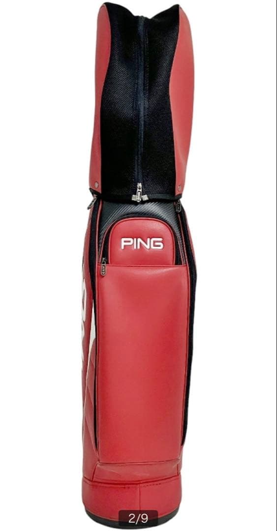 2019年モデル！　ピンPING CB-U191　キャディバッグ　9型　レッド