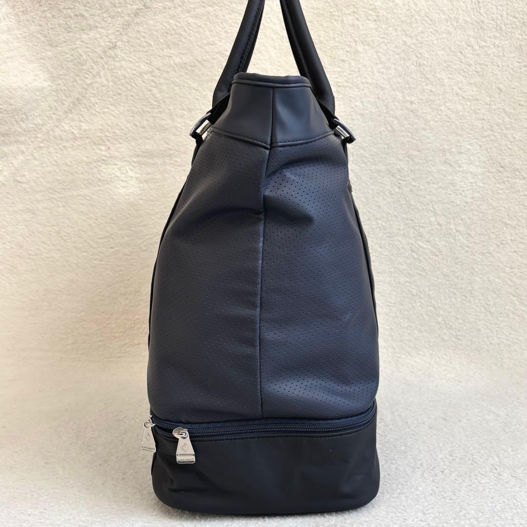 美品 ルコック 二層式 ゴルフ トートバッグ ボストンバッグ　2WAY仕様