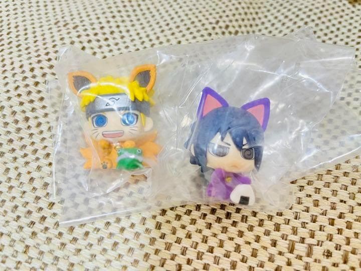 ナルト　サスケ　フィギュア　招き猫　招き九尾だってばよ！ マスコットフィギュア
