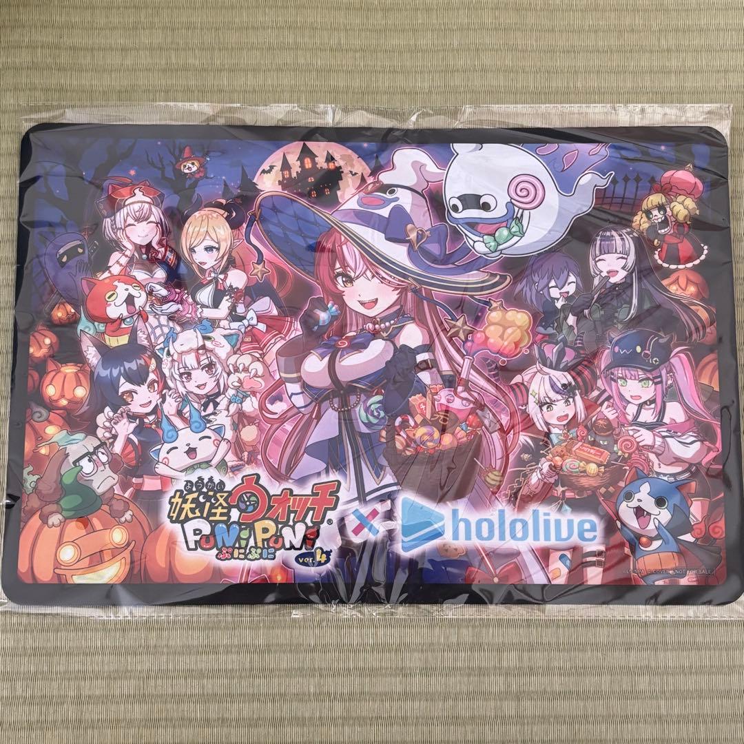 ホロライブ　ぷにぷに　コラボ　ラバーマット　マウスパッド
