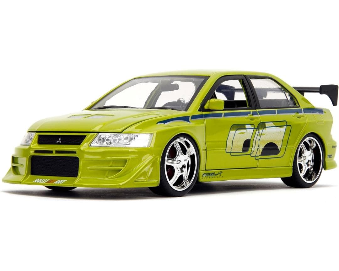 1/24 三菱 ランエボⅦ ワイルドスピード ジャダトイズ製ダイキャストミニカー