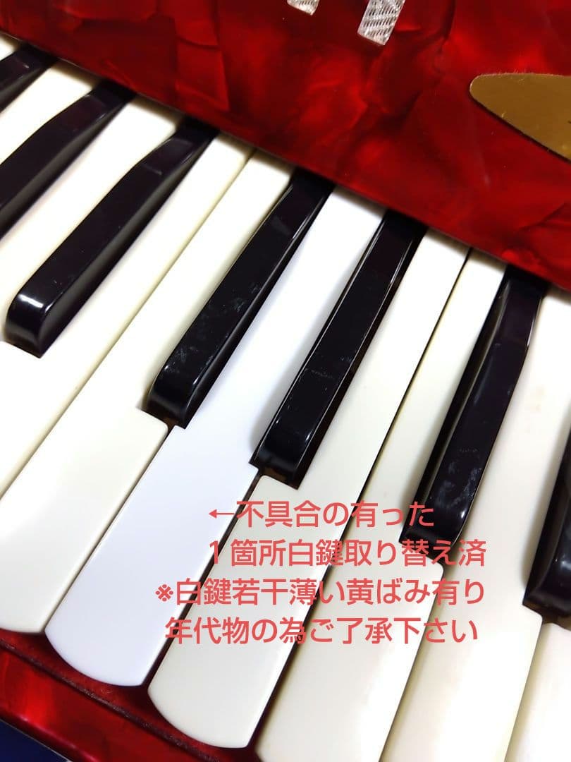 【音重視向け】Yamahaテノールアコーディオン T-27C 27鍵 簡易調律済
