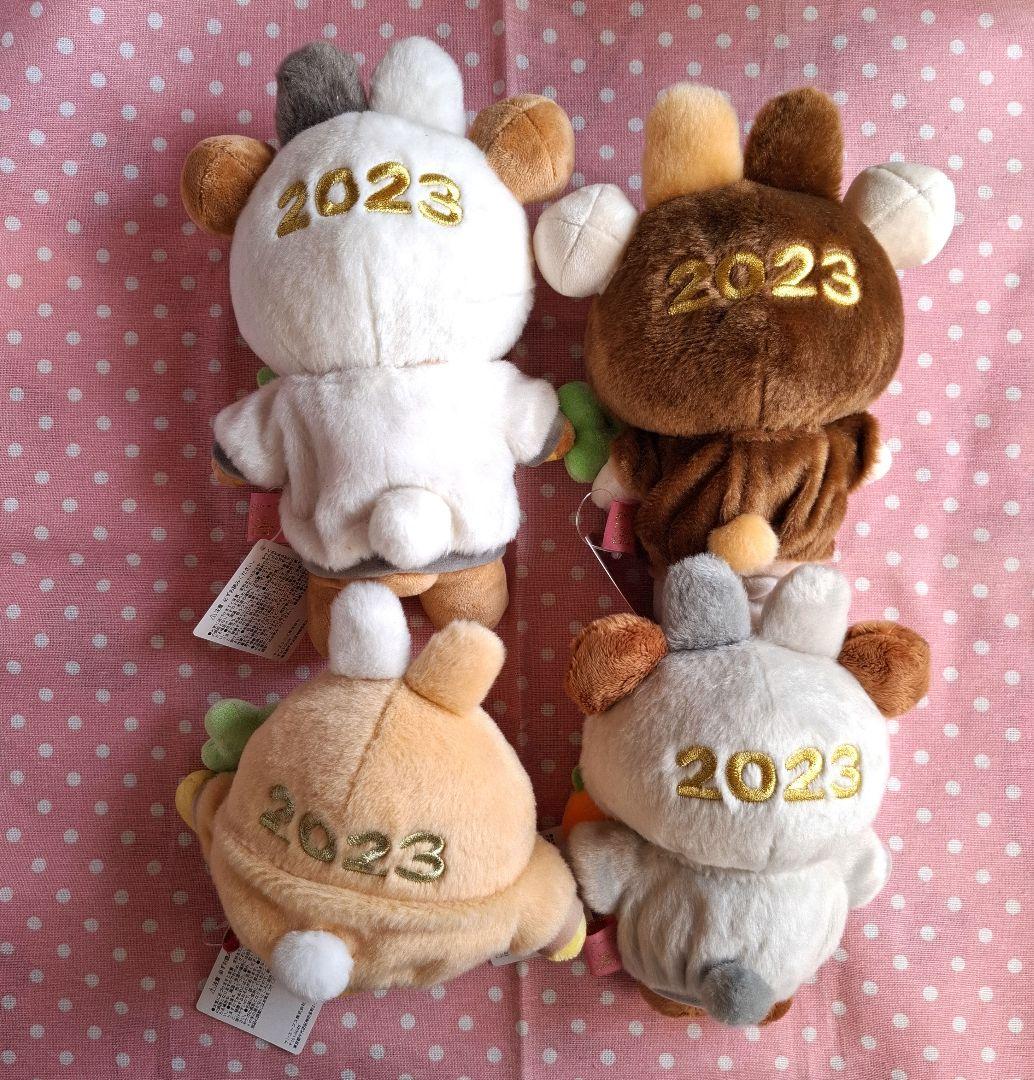 リラックマ　2023　お正月ぬいぐるみ　4点セット