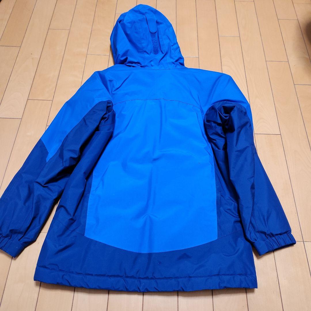 montbell 子供用 スキーウェア 150 青