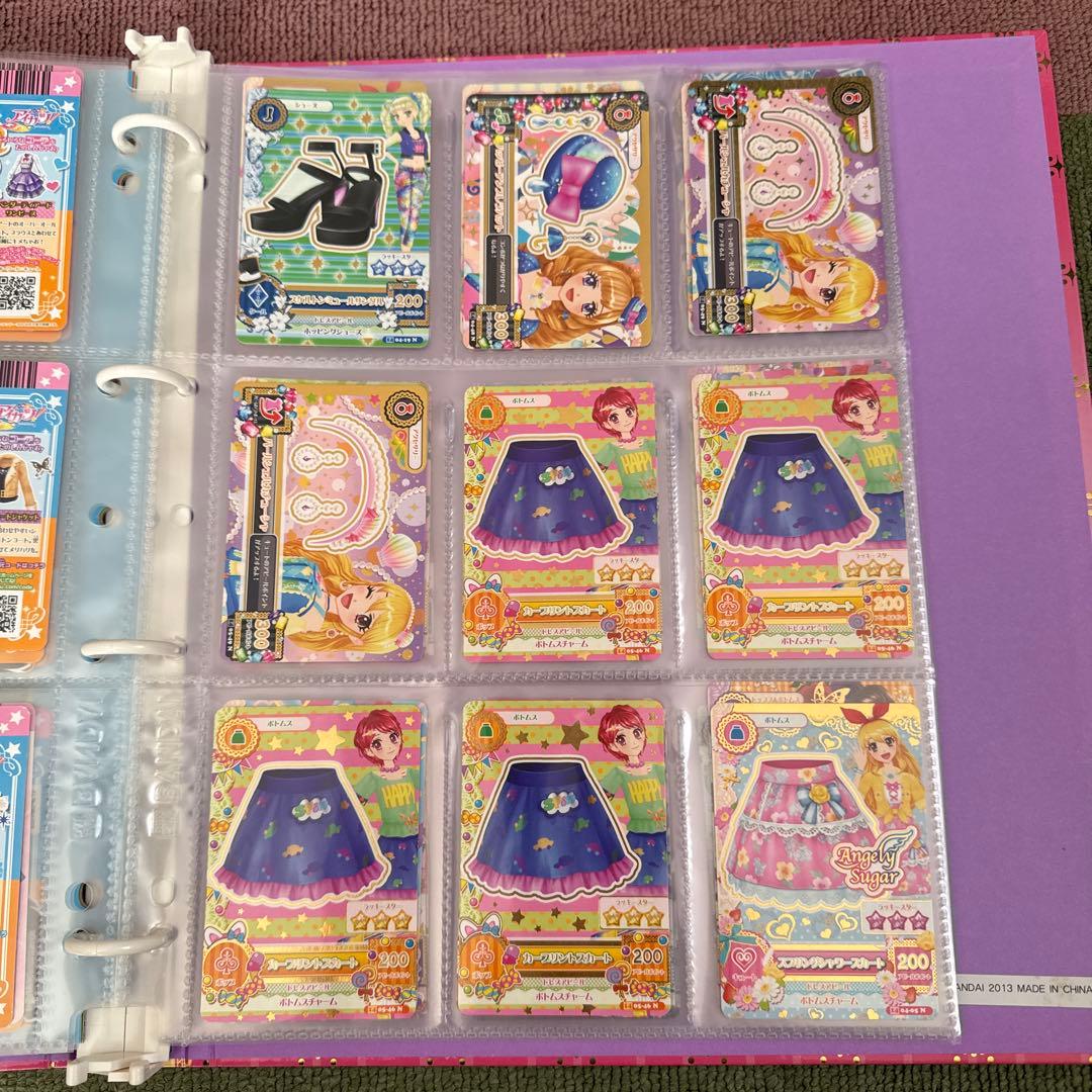 あ*や様 アイカツ 9ポケットバインダー、カード