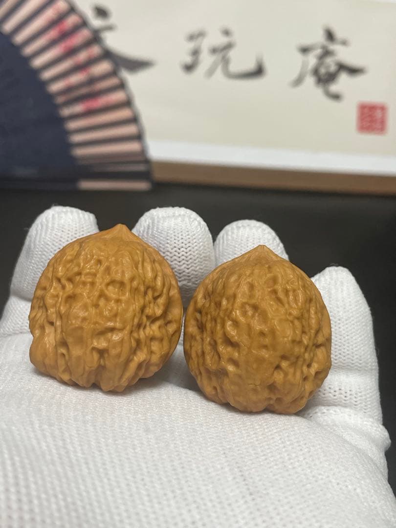 ❤️新入荷❤️No.621❤️文玩くるみ（文玩核桃） 鉄くるみの蛤蟆头