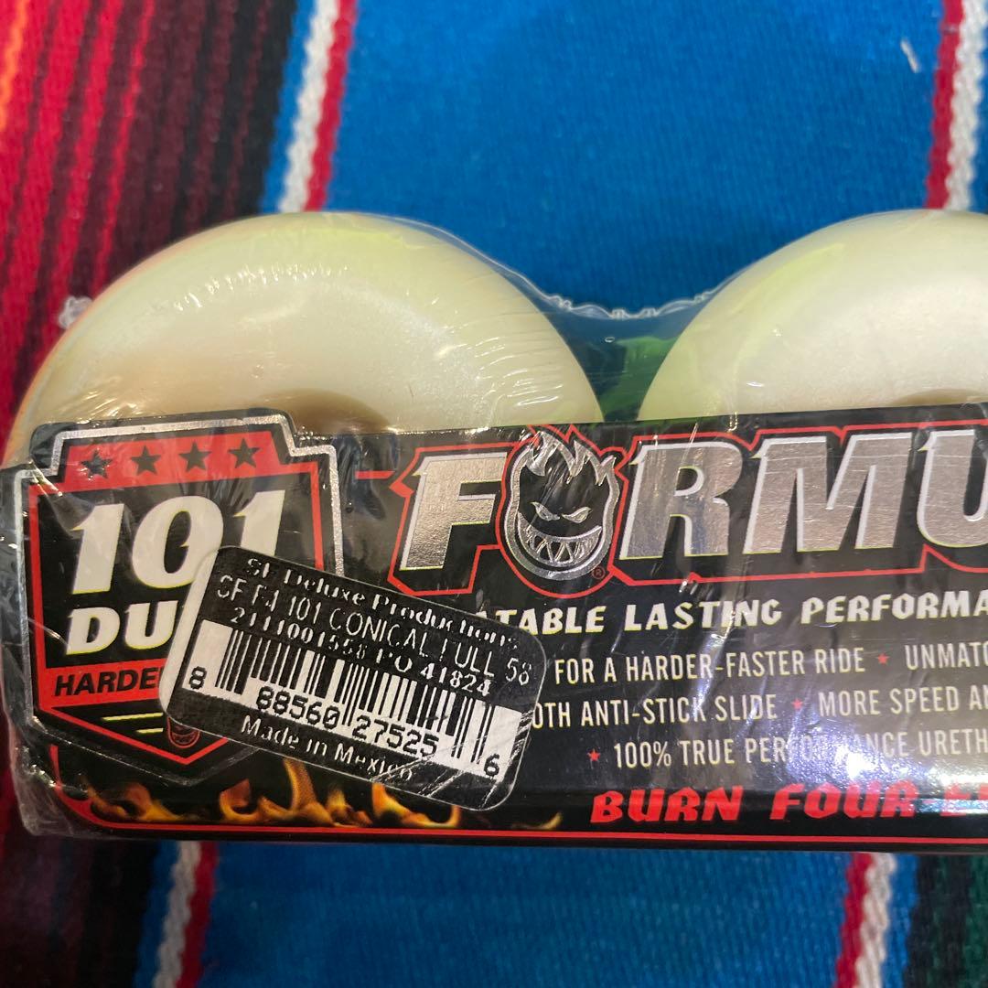 スケートボード SPITFIRE FORMULA FOUR 101 DURO 58mm