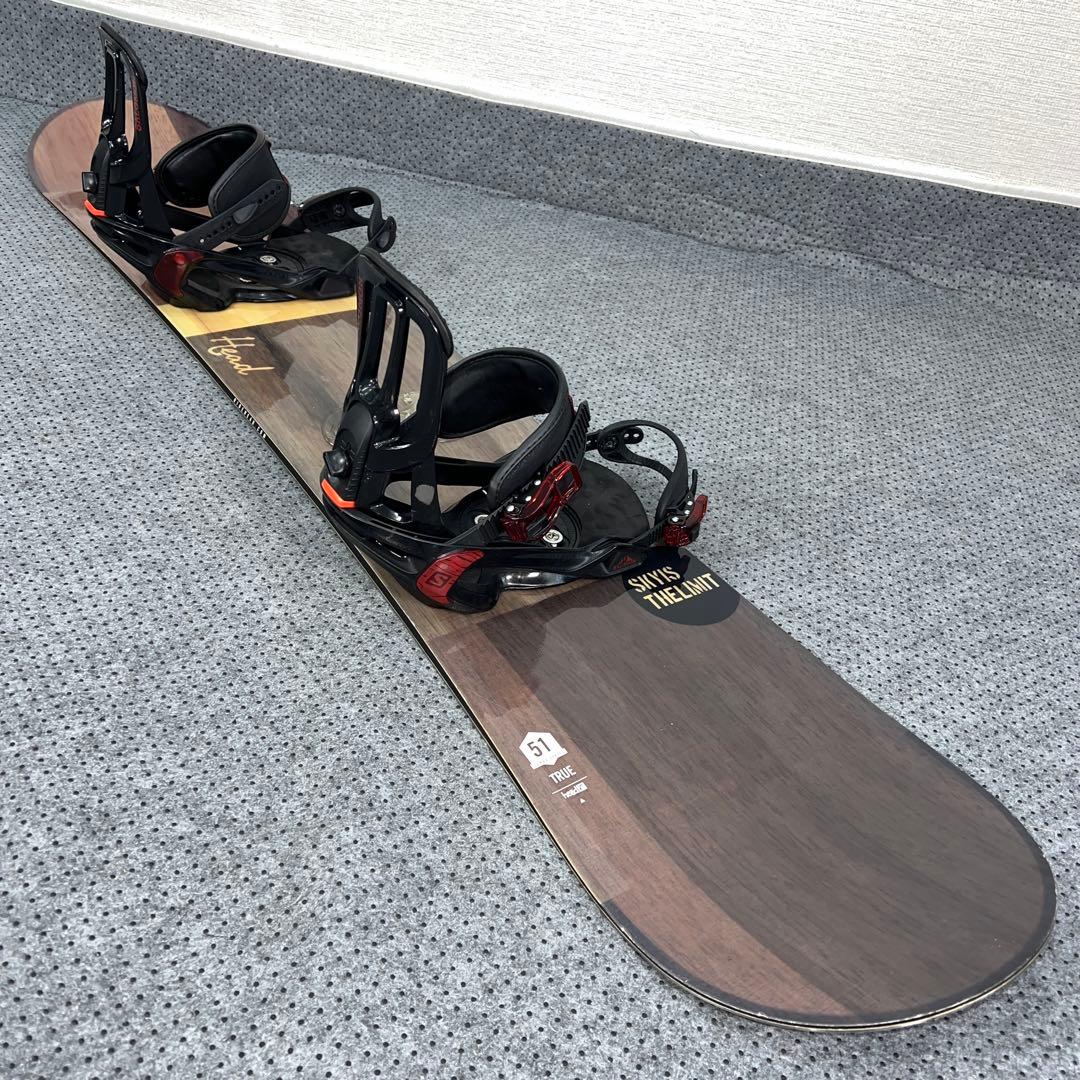 数回使用 151cm head TRUE×SALOMON PACT Mサイズ