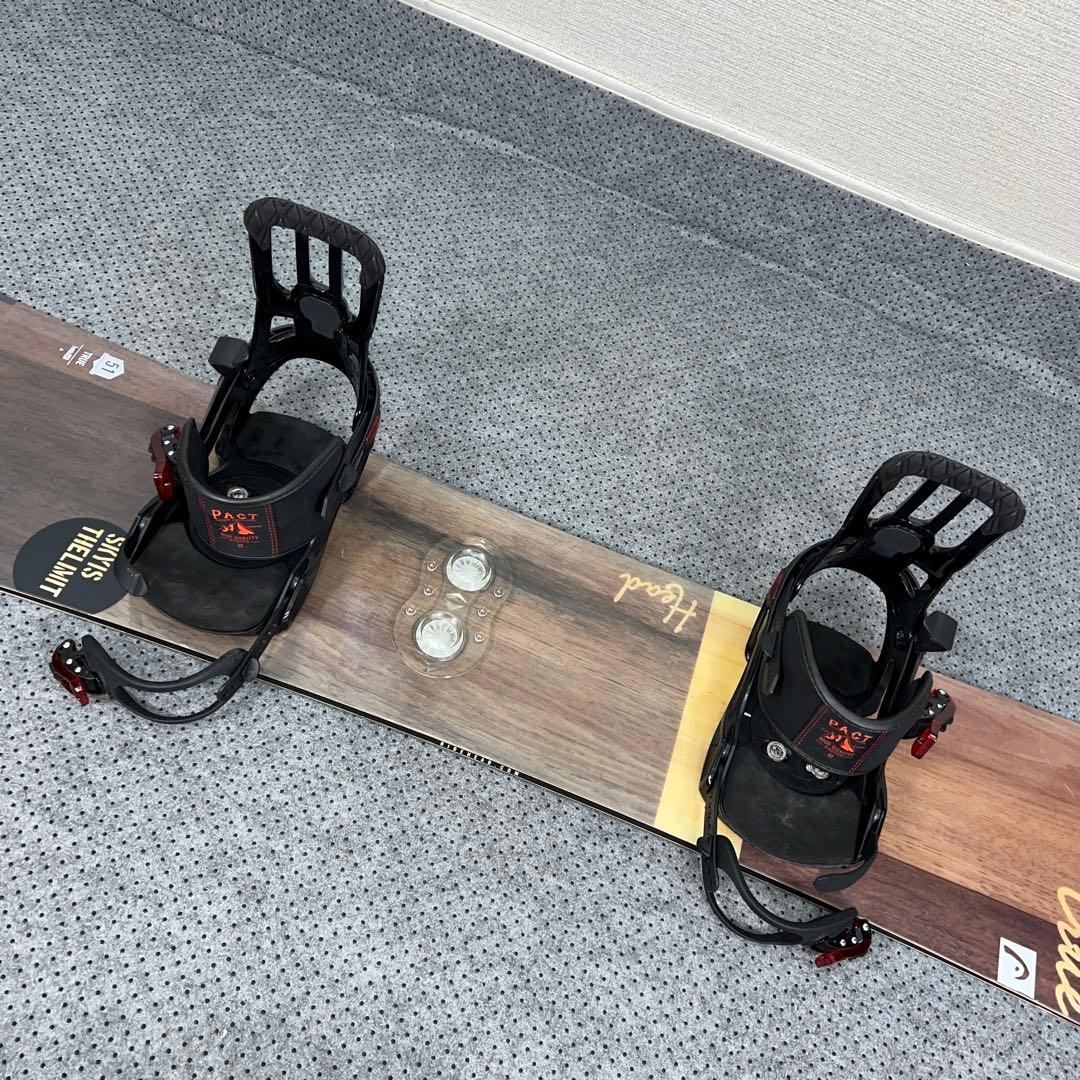 数回使用 151cm head TRUE×SALOMON PACT Mサイズ