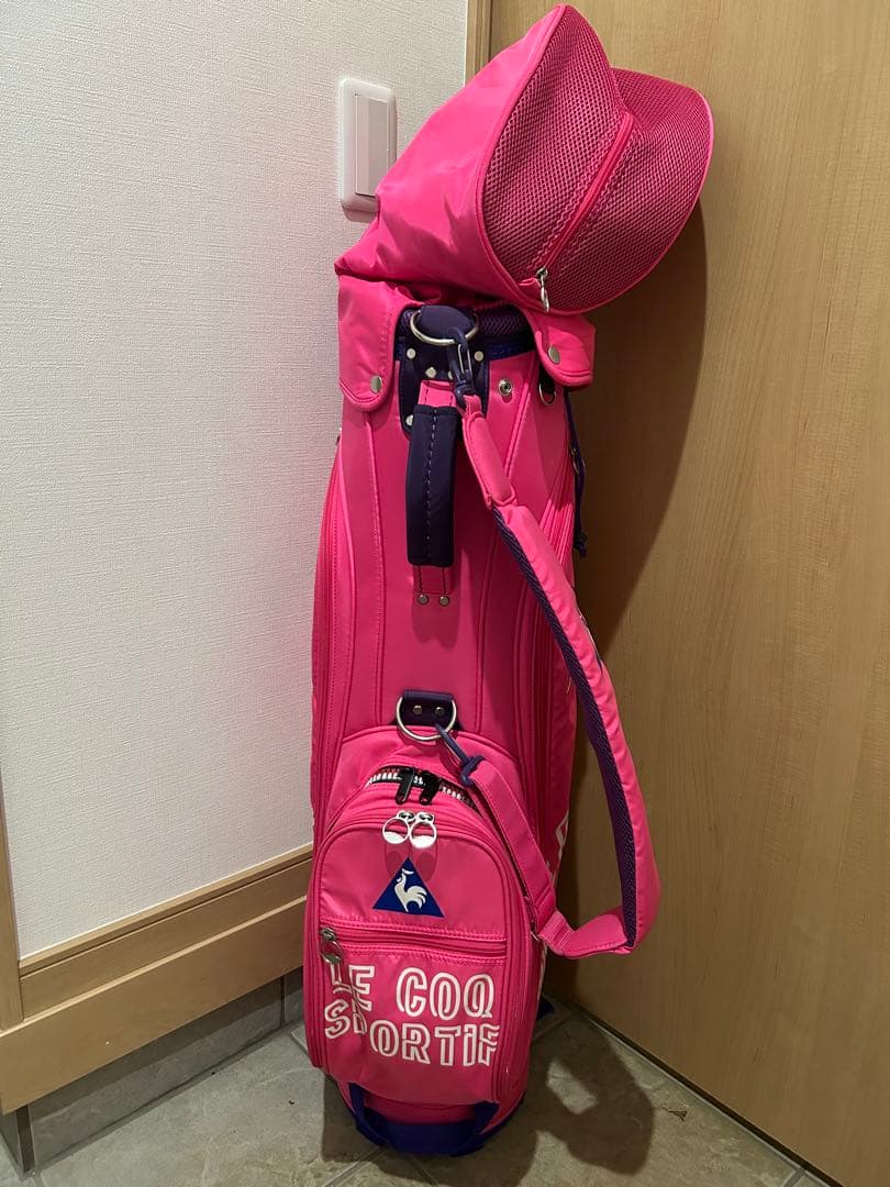 le coq sportif ゴルフバッグ ピンク