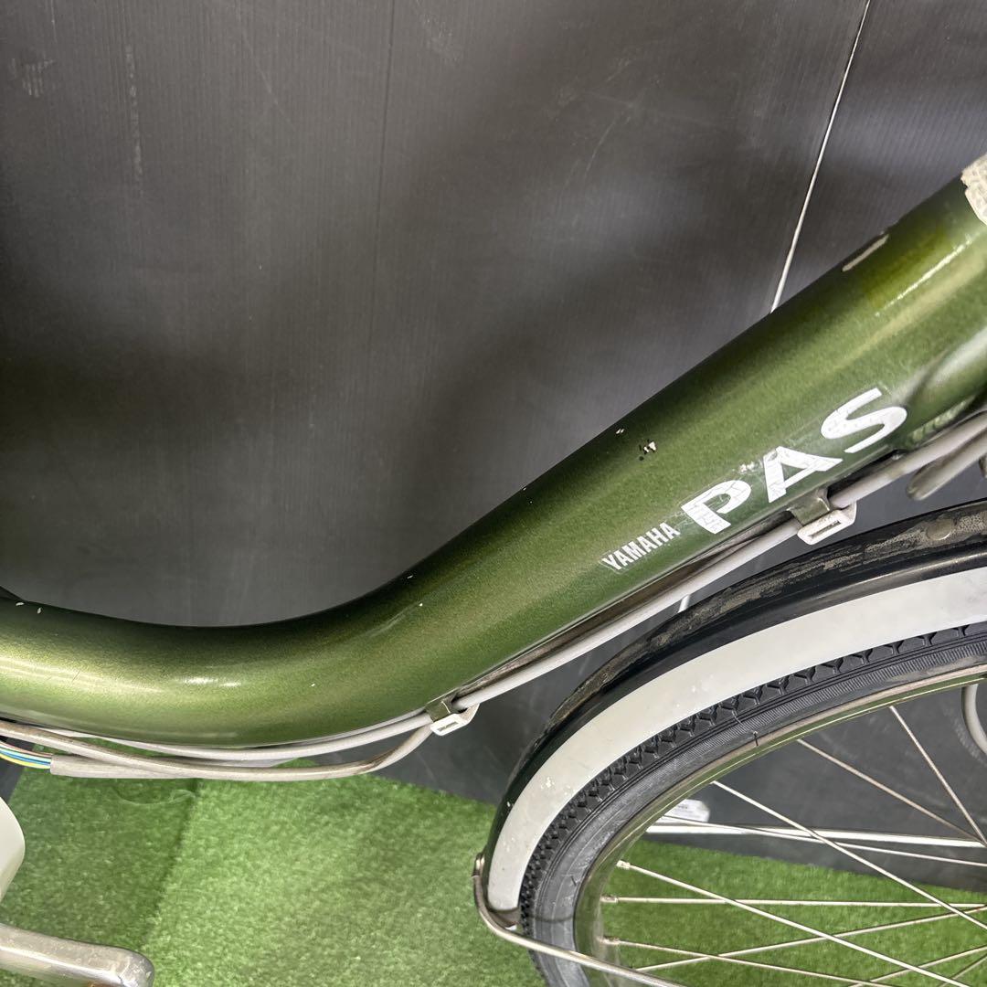 電動自転車 YAMAHA PAS Li-ion グリーン　60★