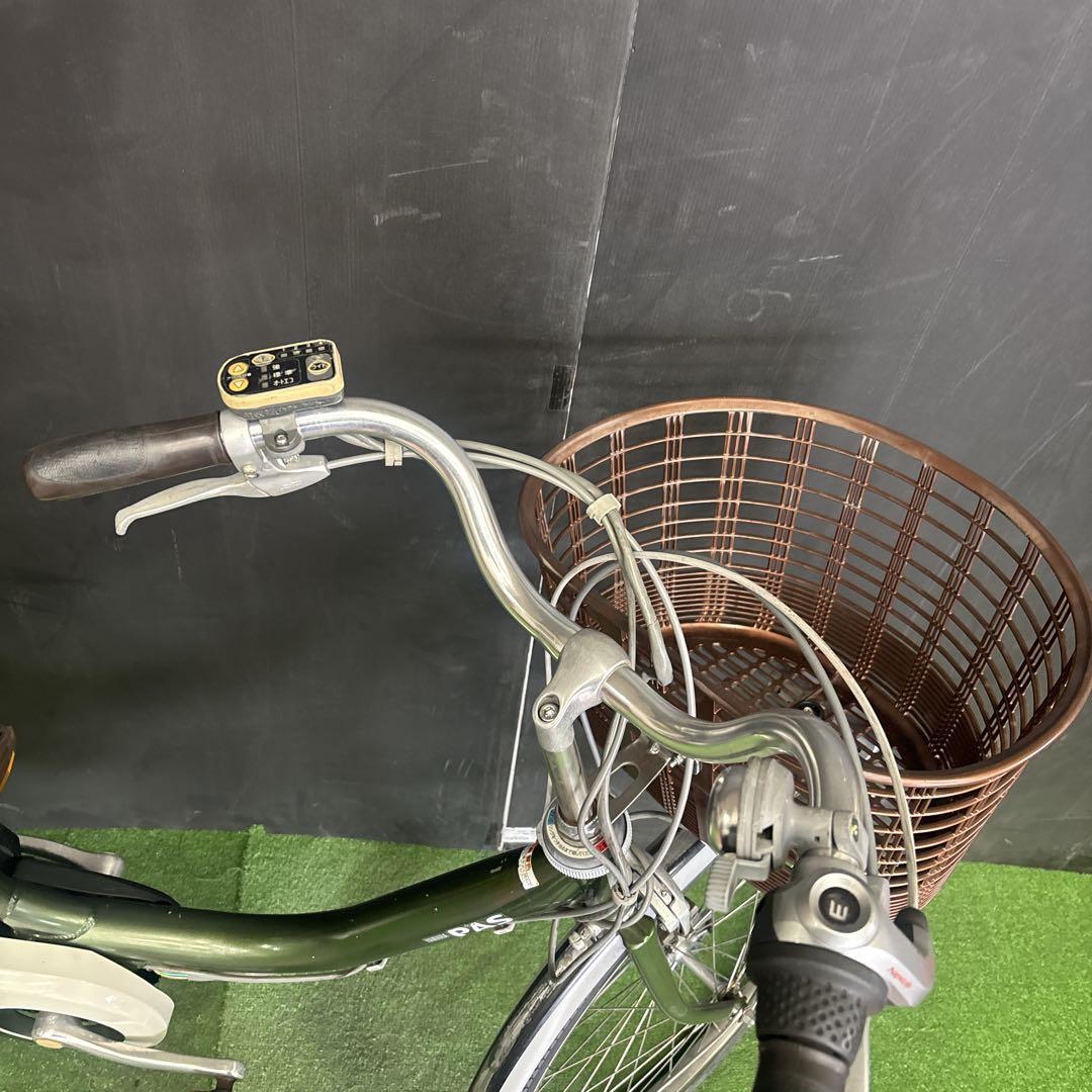 電動自転車 YAMAHA PAS Li-ion グリーン　60★