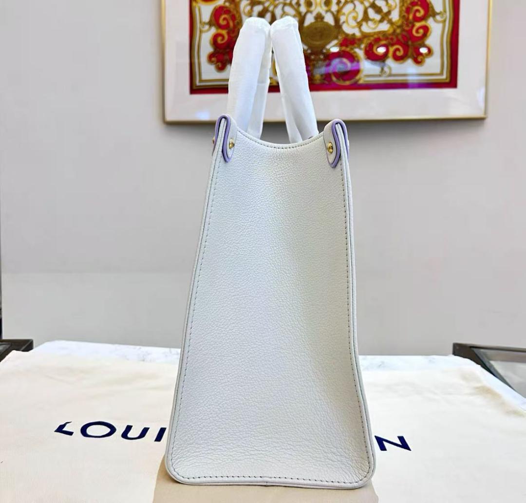 LOUIS VUITTON トートバッグ ホワイト ラベンダー rr